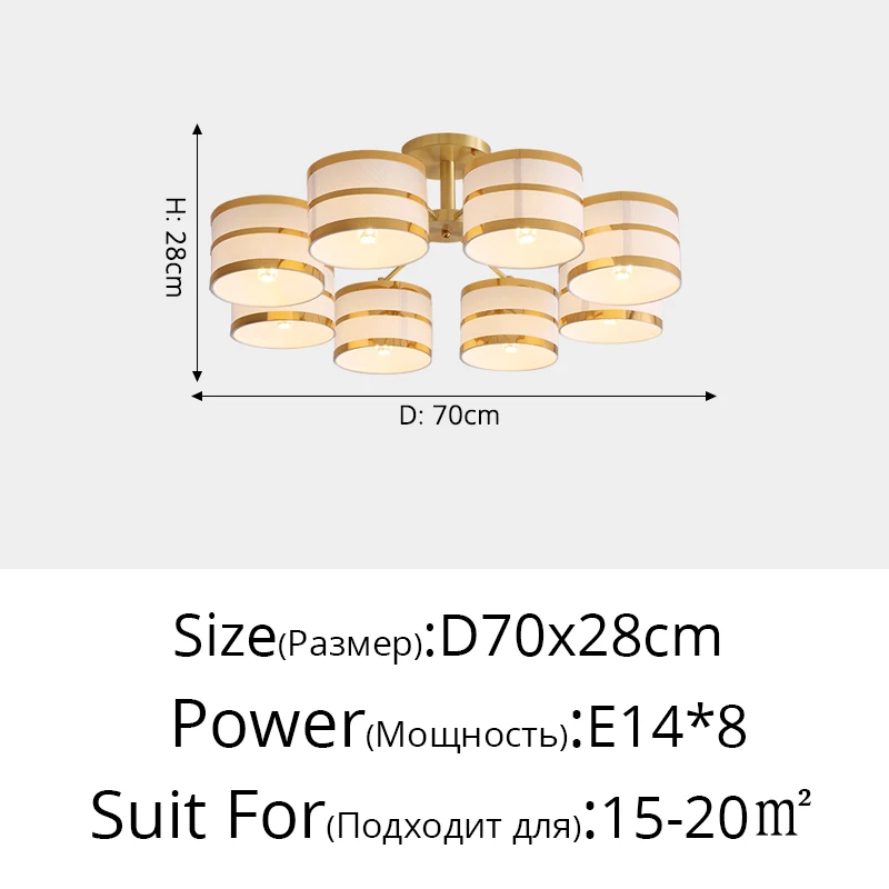 Nueva lámpara colgante Led de araña posmoderna para dormitorio, restaurante, estudio, Hotel, comedor, bombilla E14, pantalla de iluminación interior