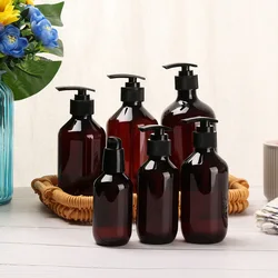 100/150/200/300/400/500ML Plastic Liquid Shampoo Shower Gel Bottles Soap Dispenser Refillable Lotion Liquid Storage Container