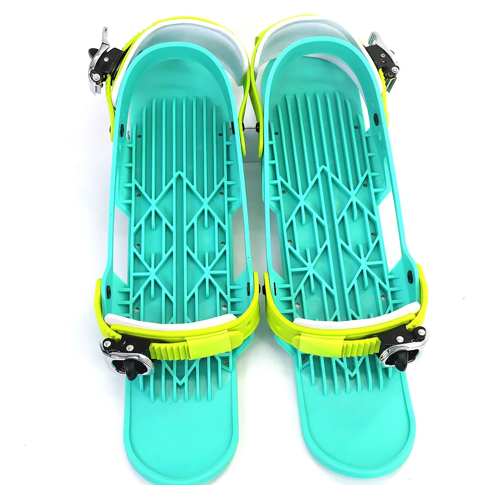 

Adjustable Mini Bindings Skiing Shoes Snow Board Ski Skates for Snow Short Skiboard Snowblades Portable Skiing Snow Board