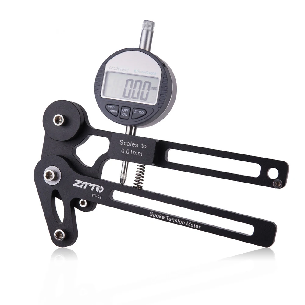 Bike Spoke Tension Tester Digital Scale Bicycle Indicator Attrezi Meter Tensiometer Bicycle Spoke Tension Wheel Builders Tools