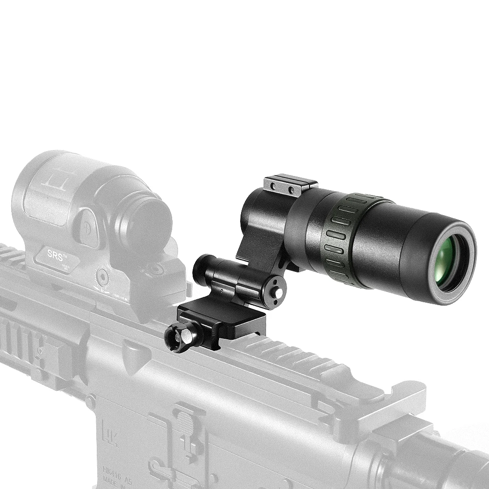 Fire Wolf Scope 1.5-5 Zoom Vergrootglas Voor Red Dot Sight 3x 4x 5x W/Mount Gratis Verzending eerste Focal Plane Hunting Scopes