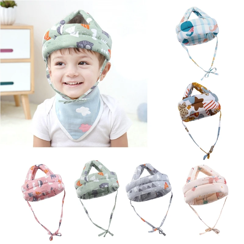 Baby Toddler Cap Anti-collision Protective Hat Baby Safety Helmet Soft Comfortable Head Security & Protection - Adjustab