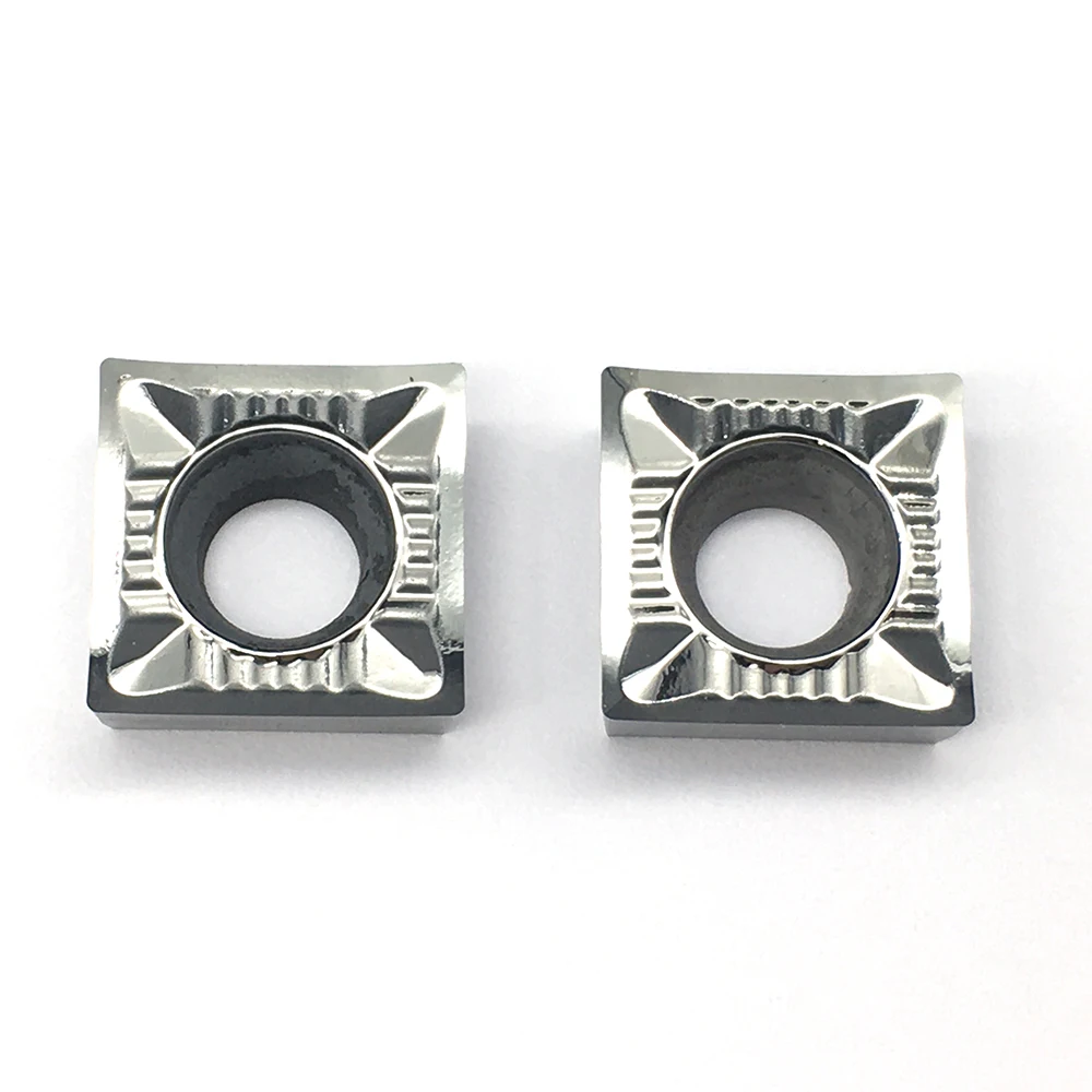 SCGT120404 AK H01 10pcs อลูมิเนียมเครื่องตัดใบมีดเครื่องมือตัดเครื่องมือ CNC เครื่องมือ AL + TIN ไม้