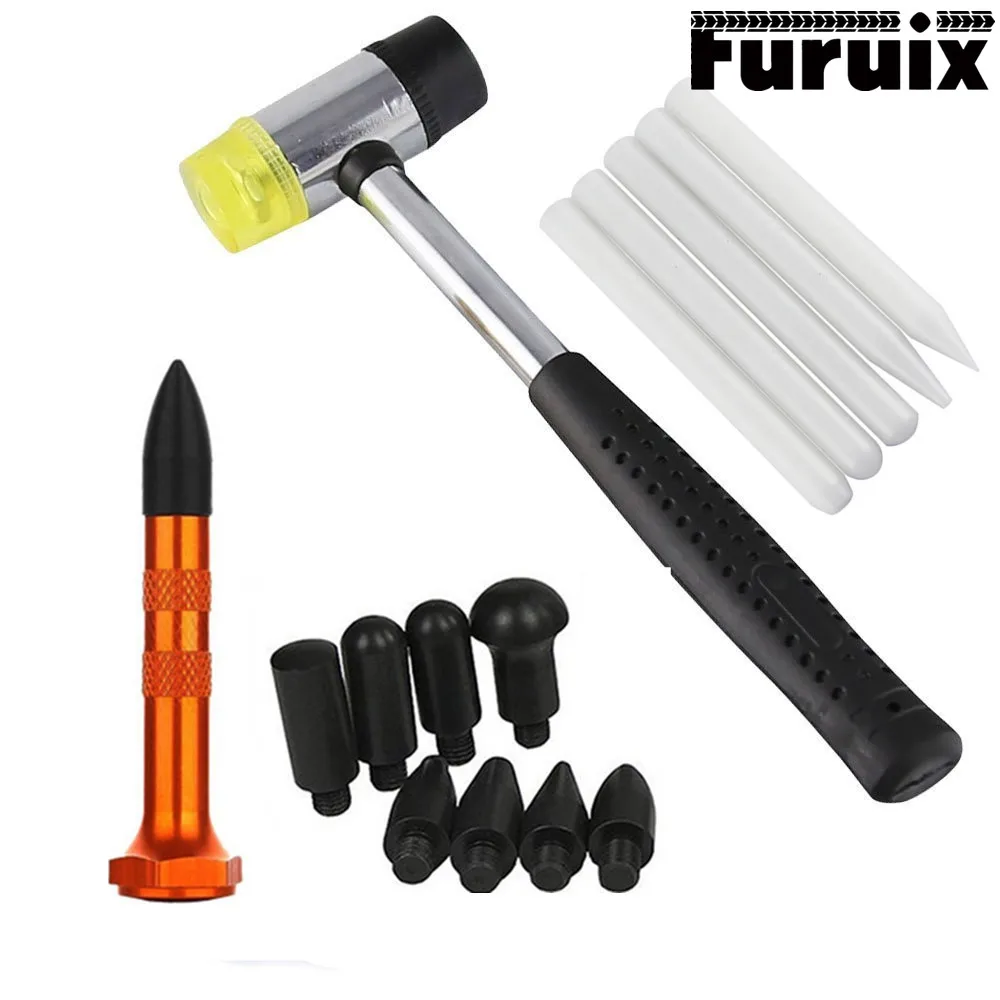 DR Knock Down Tools Tap Down Pen tap down tool kit with hammer Hand Tool Set For Paintless Hail Removal Car Dent Remover