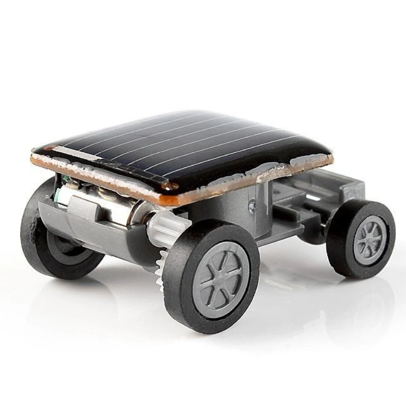 Funny smallest design solar energy car mini toy car intelligent car  Solar Power Mini Toyr  Educational Gadget Children Gift