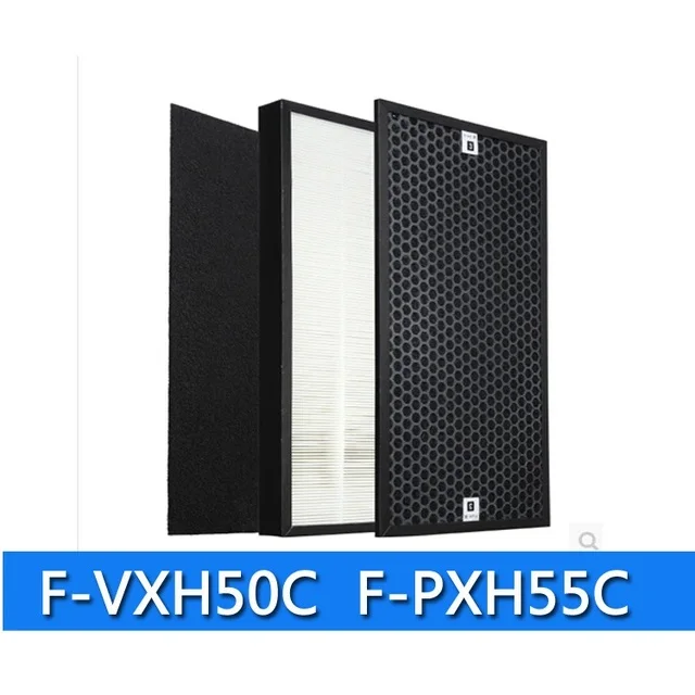 3pcs F-ZXHD55C Air Purifiers Hepa Filter for Panasonic F-PXH55C F-VXH50C F-VJL55C F-VXK40C F-ZXHP55C Air Purifiers Parts Filters