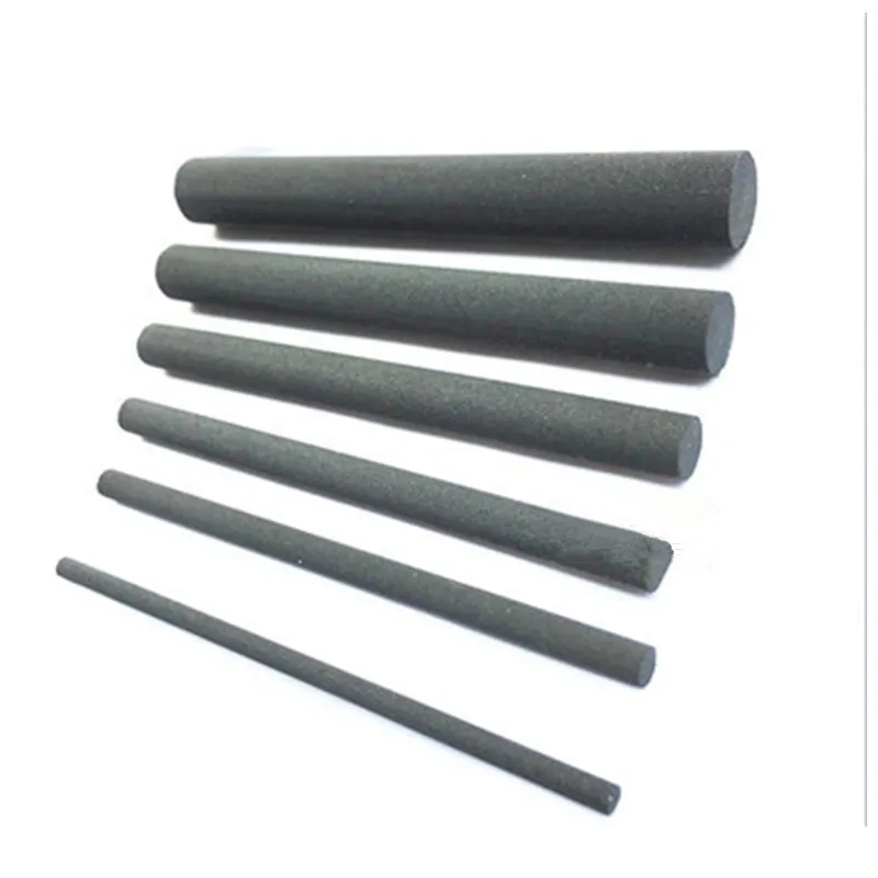 B4C Boron Carbide Rod 400 mesh / 800 mesh Grinding Stone Round / Half Round Bar 2mm - 17mm Boron Carbide Abrasive Stick