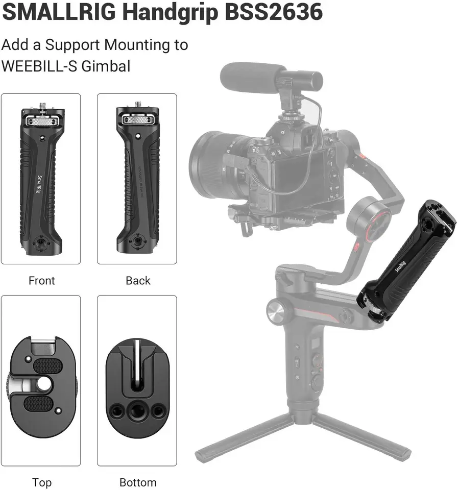 ZHIYUN WEEBILL S 別売グリップ・クイックリリースクランプ付 Amazon.com : SmallRig Handle Grip Handgrip for Zhiyun-Tech WEEBILL