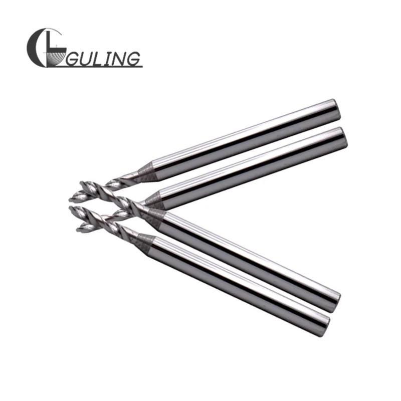 GULING-broca de vástago fijo de aleación de acero de tungsteno, vástago de 4mm, 0,3, 0,4, 0,5, 0,6, 0,7, 0,8, 0,9, 1,0, 1,1, 2,0, 2,2, 3,0, 3,3, 3,4, 3,5, 3,6, 4,0