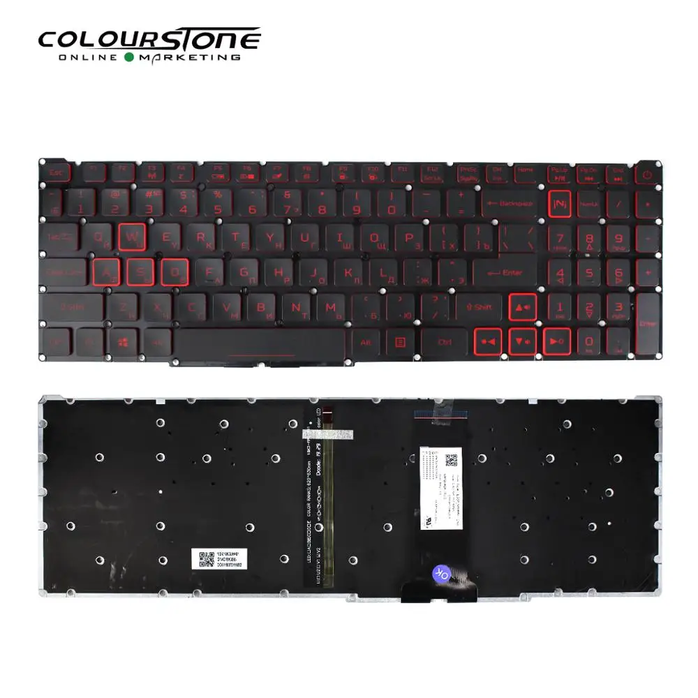 

laptop backlit keyboard for Acer AN515-54 RU Layout Without Frame Backlit