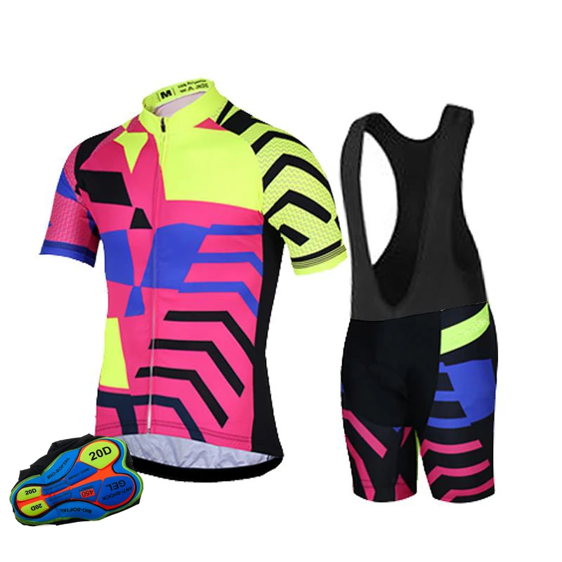 Digital Printing Bicycle Suits  Men's Bike Uniform Mtb Quick Dry Breathable Cycling Jerseys Sportswear Short Sleeve Bike Uniform