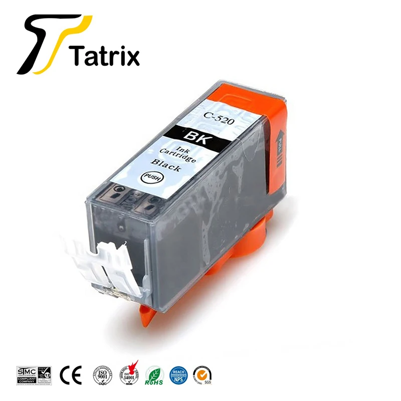 Tatrix for Canon PGI520 CLI521 for Canon Ink Cartridge  Replace for Canon PIXMA IP3600 IP4700 MP550 MP640 MP980 MP990 Printer