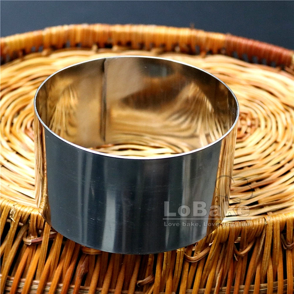 5cm Height 3.5-14 Inches Round Shape Mousse Ring Cake Mold 304 Stainless Steel Cheese Baking Tools for Cakes DIY Bakery Utensils