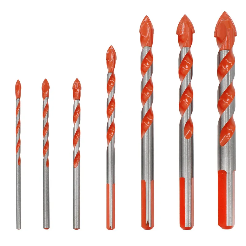 5/7 Pcs Electric Tools Center Drill Hammer Concrete Ceramic Tile Metal Drill Bit DIY Wall Hole Saw Drilling 6/8/10/12mm