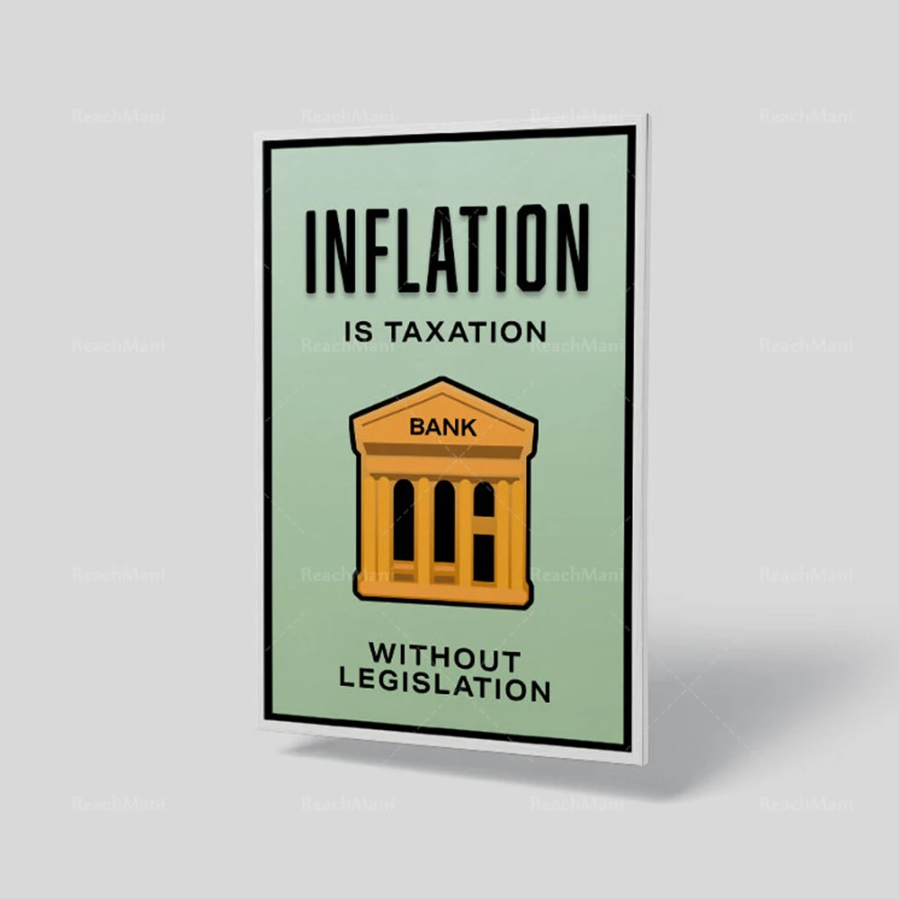 Affiche d’inflation | Inspirational art prints | Inspiration for art murals