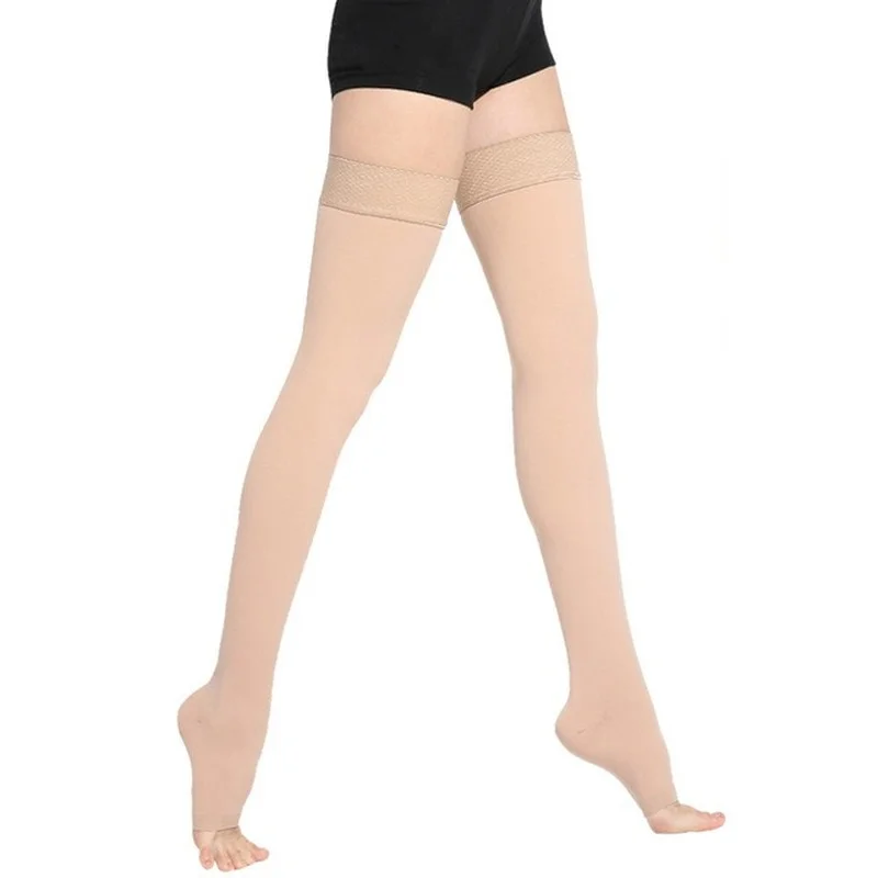 Medical 30-40mmHg Compression Stockings Medical Calf Protection Socks Varicose Vein Bandage Stretch Long Knee Elastic Stock