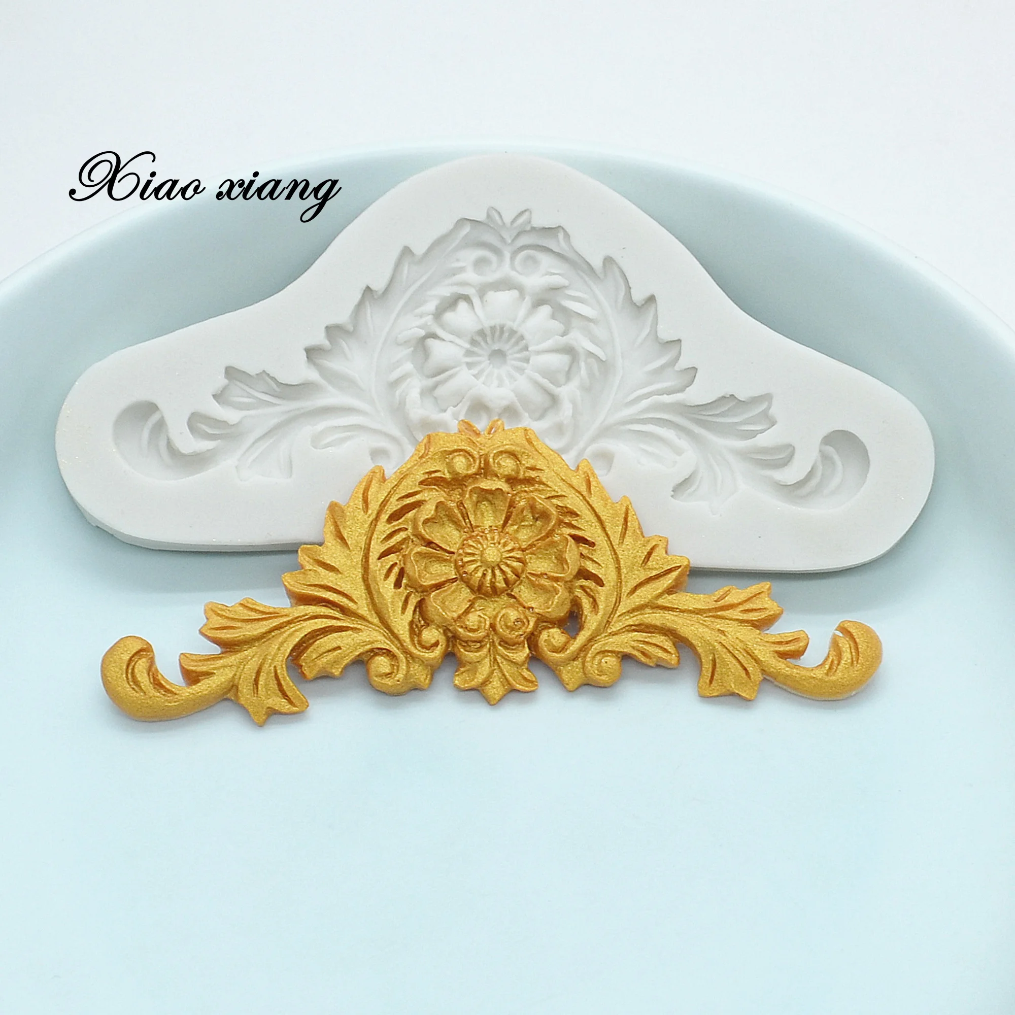 Flower European Lace Silicone Mold For Baking border fondant cake molds soap chocolate mould for the kitchen baking