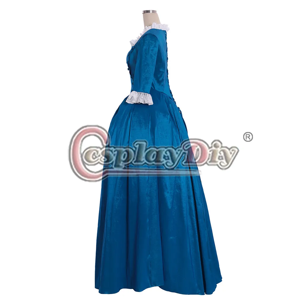 Cosplaydiy Marie Antoinette Dress Rococo Dress Inspired From Musical Hamilton Performance Angelica Blue Dress Eliza Costume L320