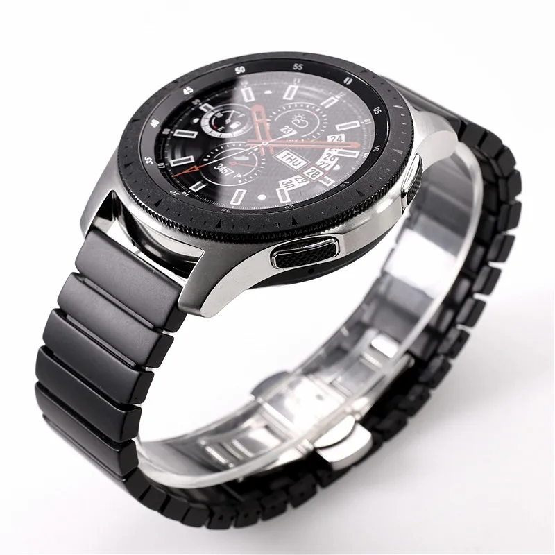 20mm22mm ceramic matte strap for Samsung S3 S2 S4 Galaxy 42mm46mm amazfit GT 2 GTR GTS watch band strap wristband Huawei belt 1S