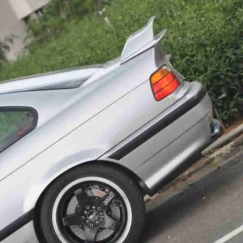 For BMW E36 M3 spoiler 1990-2000 BMW M3 series GT Style spoiler E36 Series 3 coupe ABS plastic materail unpainted spoiler
