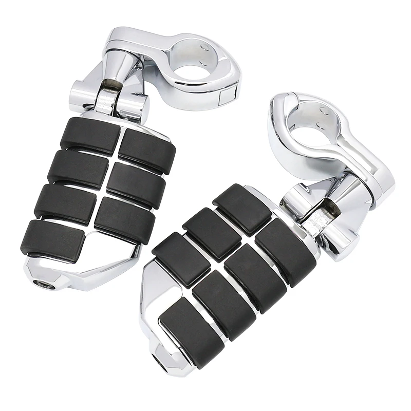 32MM Motorcycle Engine Guard Footrest Highway Footpegs Foot Pegs Mount Kit for Harley Davidson Street Sportster Dyna Softail