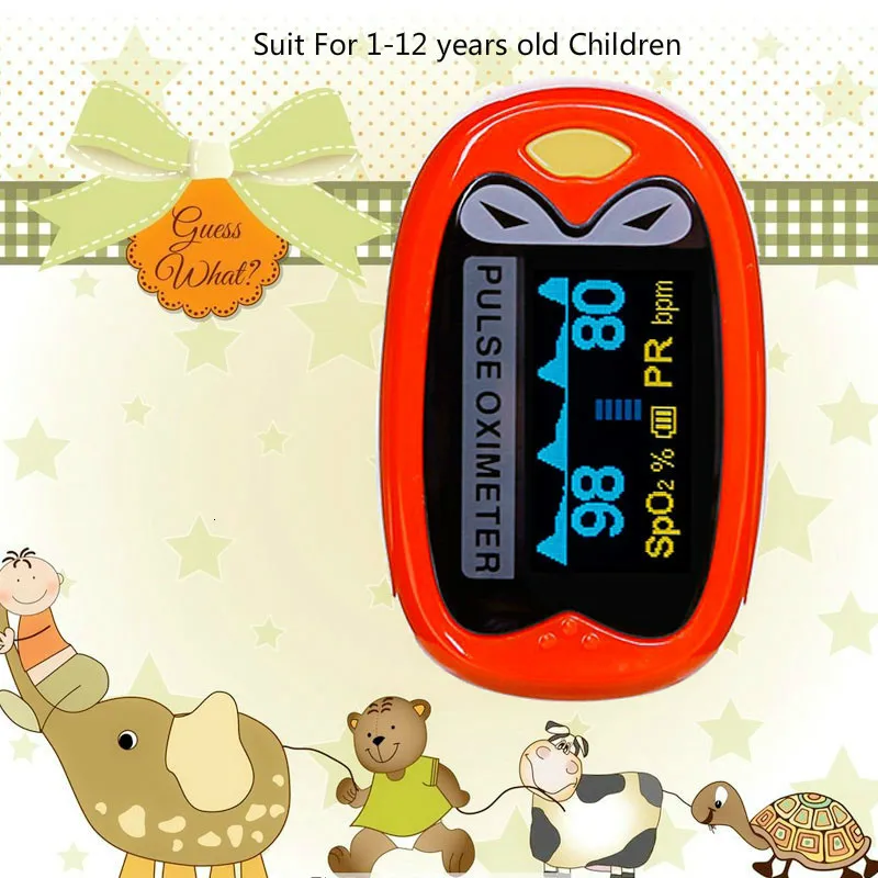 JYHealth Baby Finger Pulse Oximeter Pediatric Oximetro pediatrico De Dedo OLED Rechargeable Neonatal Children kids Pulsioximetro