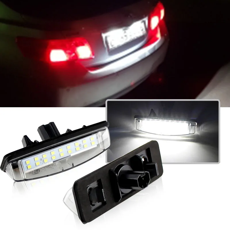 2Pcs CanBus No Error License Plate Lights For Mitsubishi Colt plus Grandis 2003~ OEM#: 8127130290 Number lamp