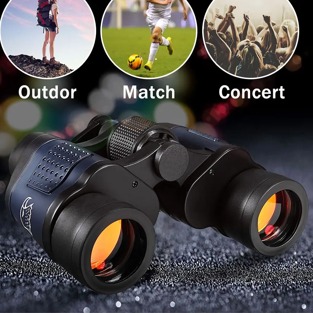 

60x60 3000M HD Professional Hunting Binoculars Telescope Night Vision for Hiking Travel Field Work Forestry Fire Protection