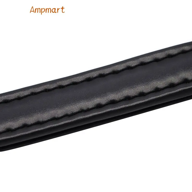 Ampmart  Black Vintage Style Leather Handle For Fender Guitar AMP Cabinet With Screw  1PC