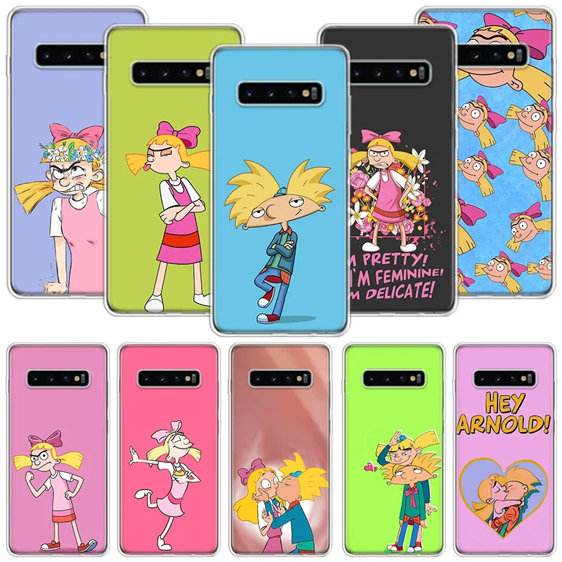 Cartoon Hey Arnold Fondos Phone Case For Samsung Galaxy S24 S23 S22 S21 S20 Ultra S20 FE S10 Plus S9 S8 + Fundas Cover Coque