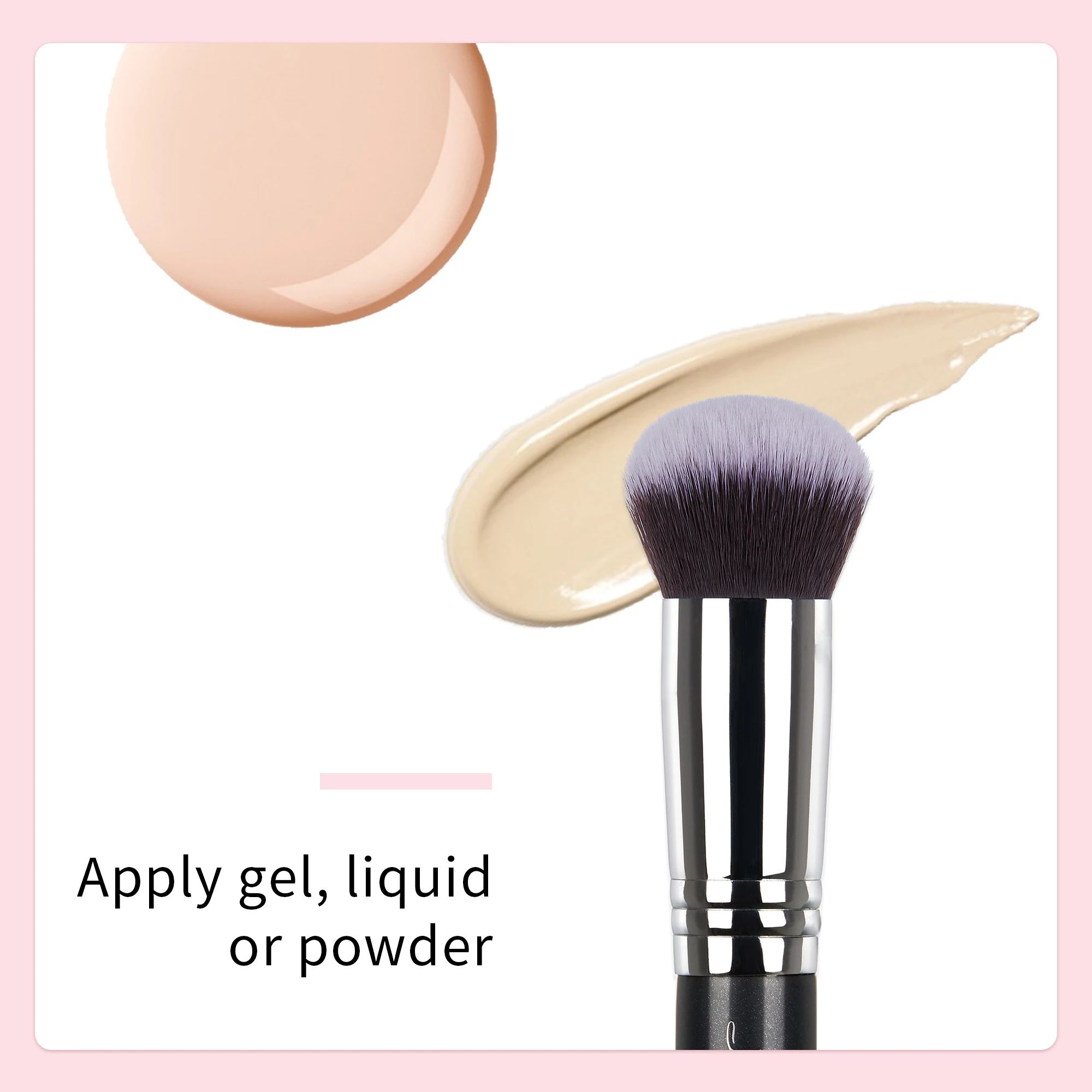 Jessup Powder brush Makeup Face beauty tool Synthetic hair Foundation Blending Cosmetic Round 082