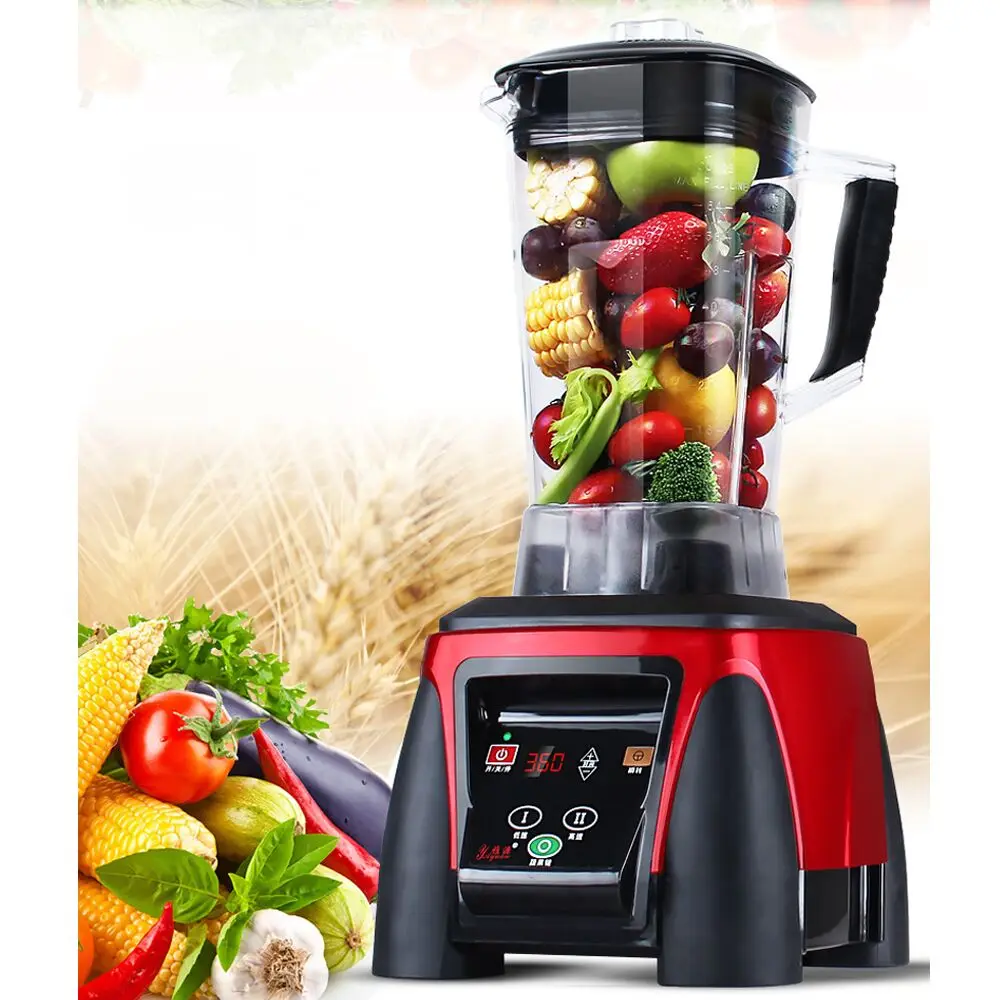 YD-1108 2200 W Heavy Duty Commercial Blender Mixer High Power Power Cooking Robot Ice Blender Bar Fruit 2L Capacity Food Mixers