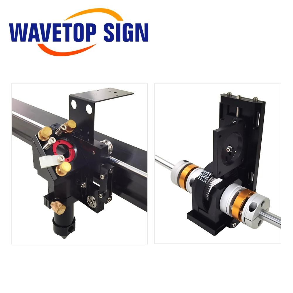 WaveTopSign Set di parti meccaniche kit di guide di scorrimento esterne 1490 1610 pezzi di ricambio per macchina da taglio per incisione Laser CO2