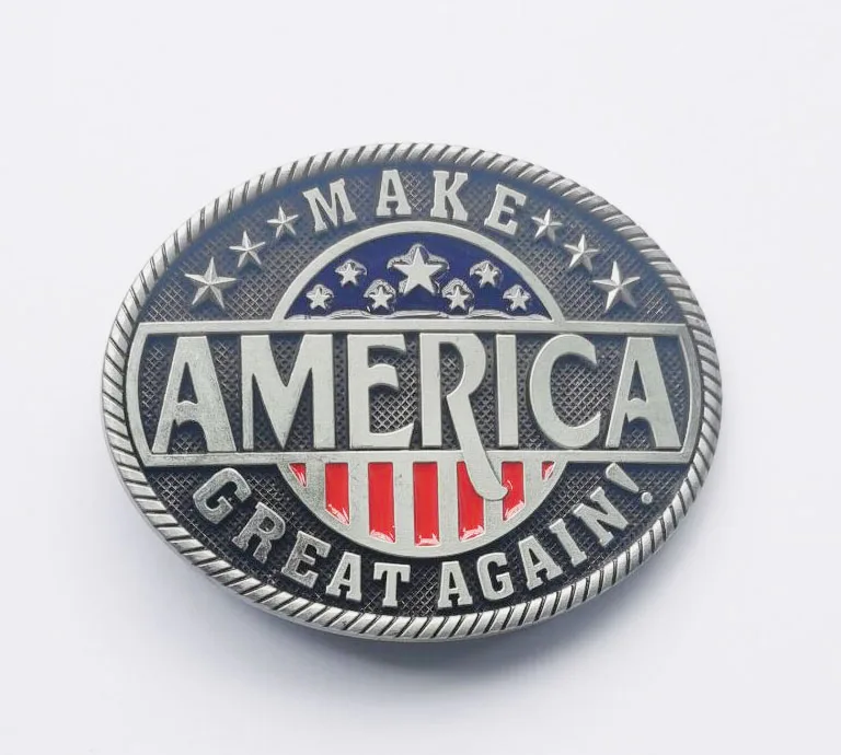 Make American Great Again Oval Belt Buckle Men Christmas Gift