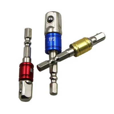 Batang Sambungan Lengan Adaptor Sikang Heksagonal/1/4, 3/8, 1/2 Warna Batang Sambungan Soket Listrik/Batang Sambungan Soket