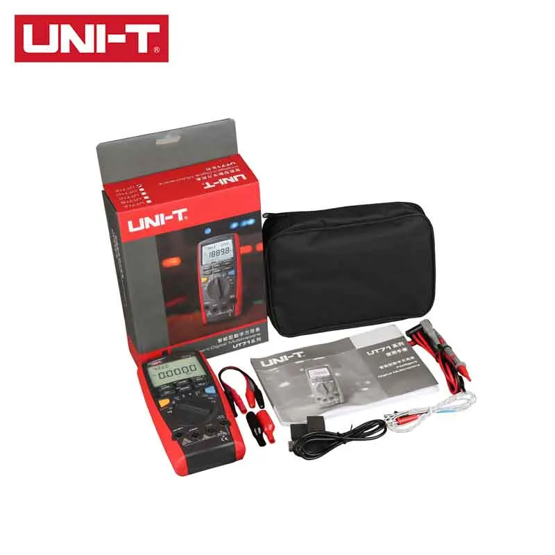 UNI-T UT71A UT71B UT71C UT71D UT71E متوسط الحجم Lntelligent رقمي متعدد التيار المتناوب/تيار مستمر صحيح RMS LCD الخلفية ماكس/دقيقة/REL وسائط