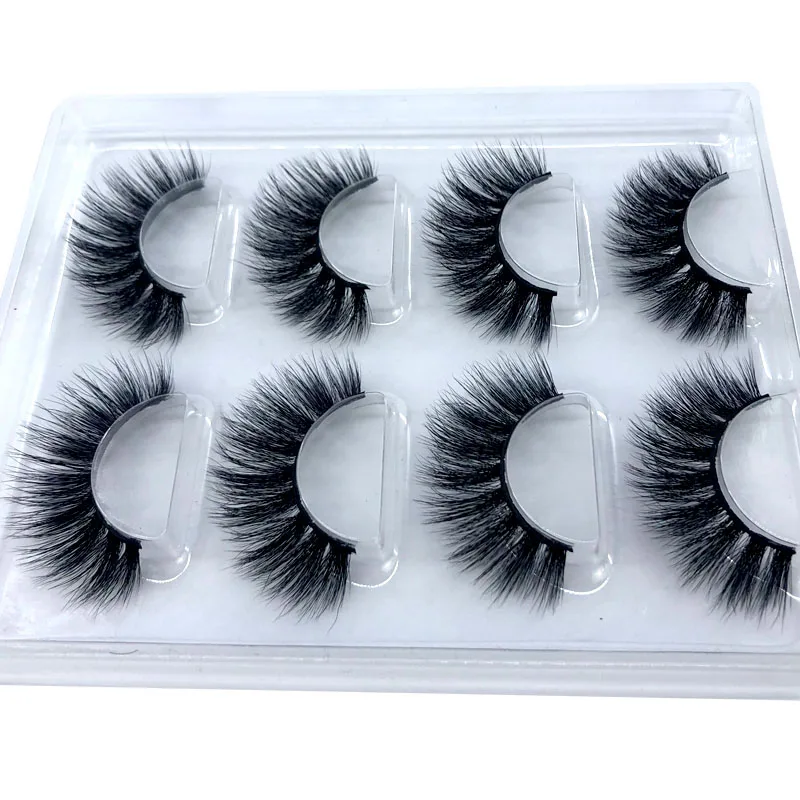 Neue 6 Paar 10–25 mm künstliche Wimpern, 100 % Nerzwimpern, Nerzwimpern, natürliche dramatische Volumenwimpernverlängerung, falsche Wimpern – Detail 7