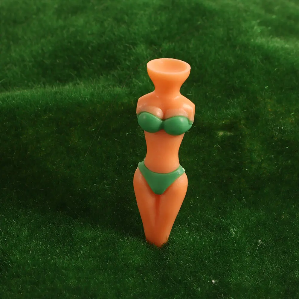 3/5 Pcs/Lot Plastic Golf Tees Sexy Bikini Lady Model Golf Holder Practice Training Golf Tees