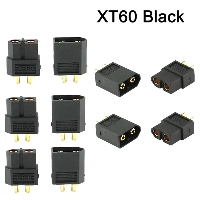 5Pair Amass XT60 XT60H XT60E-M XT90S XT90H XT30U MR30 MR60 MT30 MT60 XT60PW XT30PW T-type T Plug XT150 AS150 EC5 Plug Connector