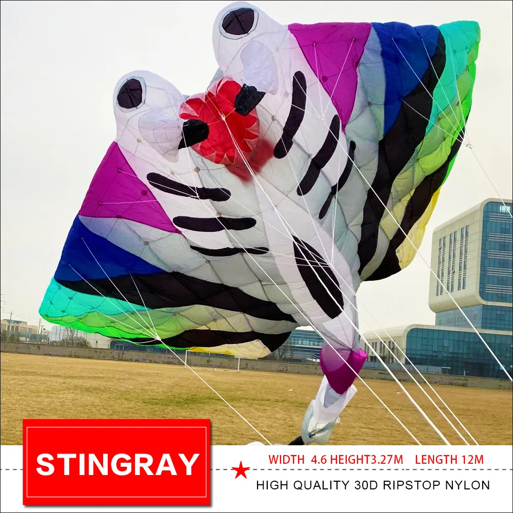 Cerf-volant gonflable souple Stingray, 12m, 4.6x3.27m, nouveauté