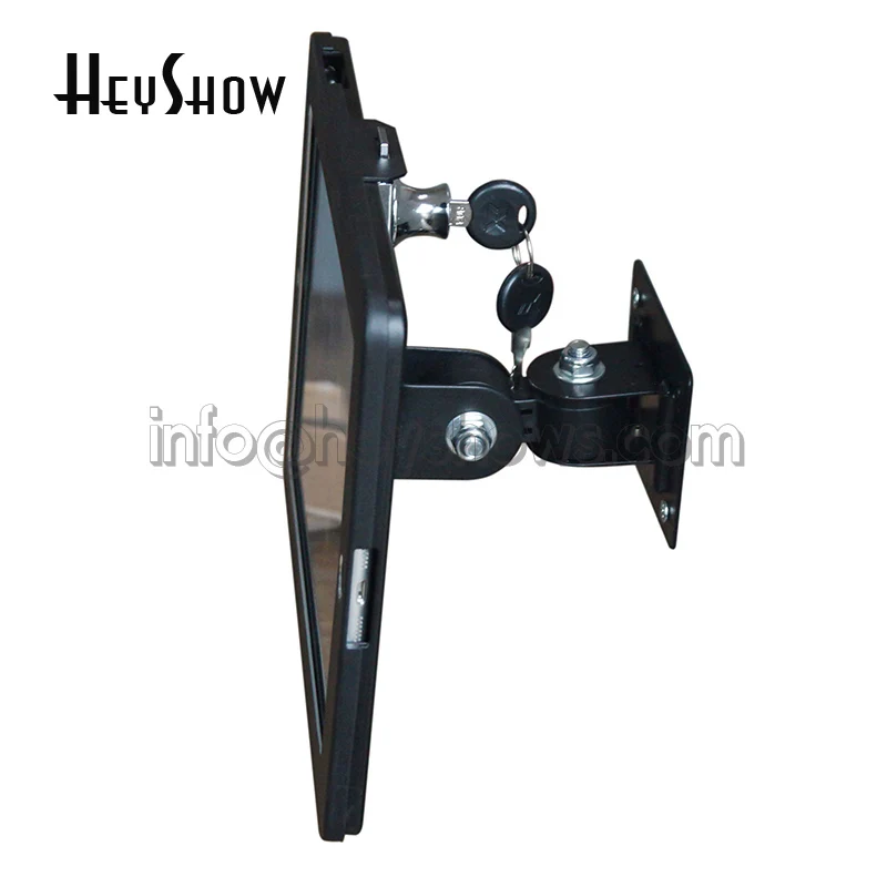 Wall Mount Tablet Ipad Security Lock Display Stand Bracket Kiosk Anti Theft Case Soporte De Bloqueo De Seguridad For IPad 2 3 4