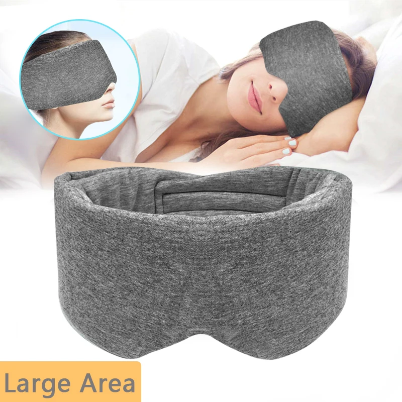 Full Cover Sleeping Mask Travel Rest Eye Masks Eye Shade Blindfold Mask For Sleep On Eyes Sleeping Aid Eyepatch For Women Men