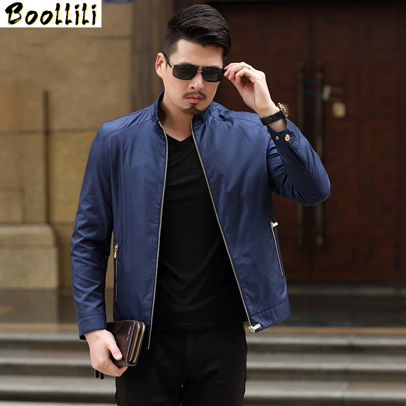 

Jacket Boollili Men's 2023 Spring Autumn Casual Jacket Men Thin Slim Jaqueta Masculina Brand Clothing Plus Size M-3XL