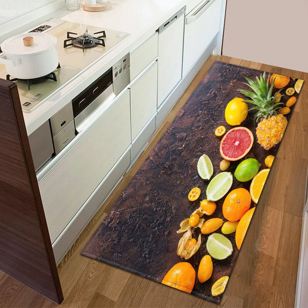 Decoration Kitchen Carpet Bedroom Floor Home Entrance Bathroom Anti-Slip Doormat Balcony Bedside Rug Children's Tatami Long Mat