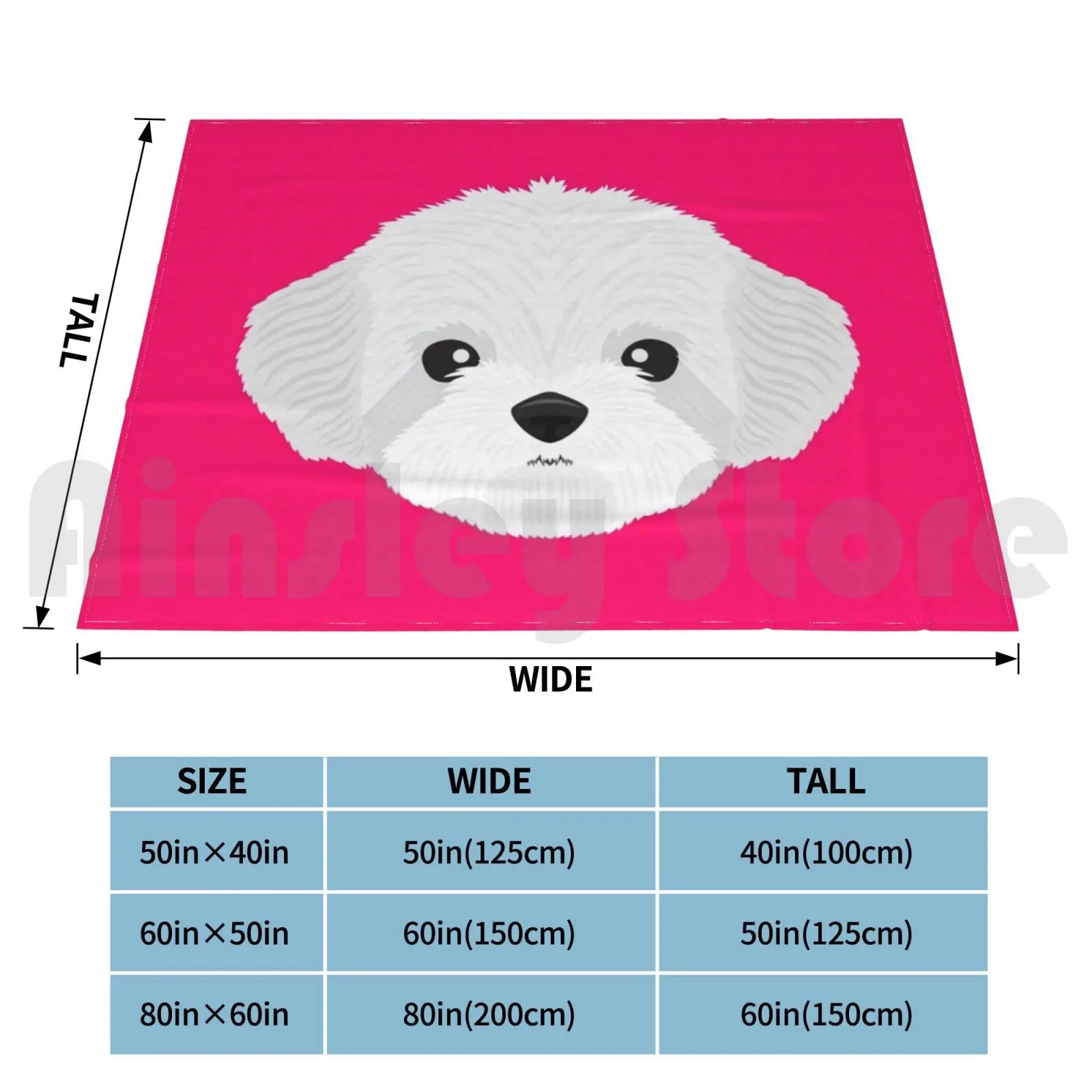 Cobertor maltês super macio, quente, leve, fino, maltês, cachorro, cachorro branco, fofo, fofo, adorável, animal de estimação, companheiro, amor, animal