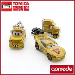 TAKARA TOMY Tomica Alloy Car Model Boy Toy Ornaments 2021Special Edition Lightning McQueen Mater Uncle Mack