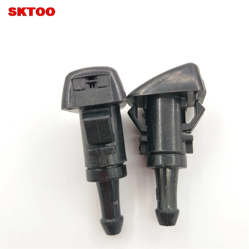 SKTOO For Chrysler 300C Sebring front windshield water spout cover wiper spray nozzle spray nozzles cool Wei(Double hole)