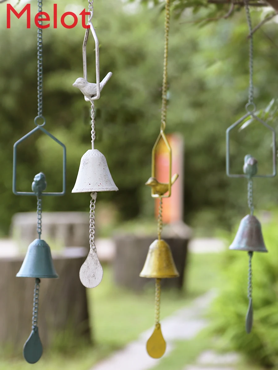 

Personalized Creative Retro Metal Wind Chime Pendant Japanese Style Copper Bell Garden Decoration Grocery Ornaments Home Decore