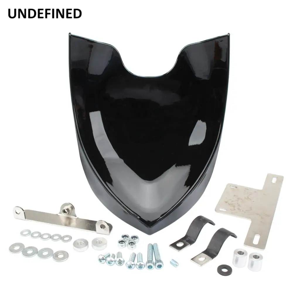 

Motorcycle Chin Lower Fairing Front Spoiler Air Dam Cover For Harley Sportster Touring Street Glide Dyna Fatboy Softail Black