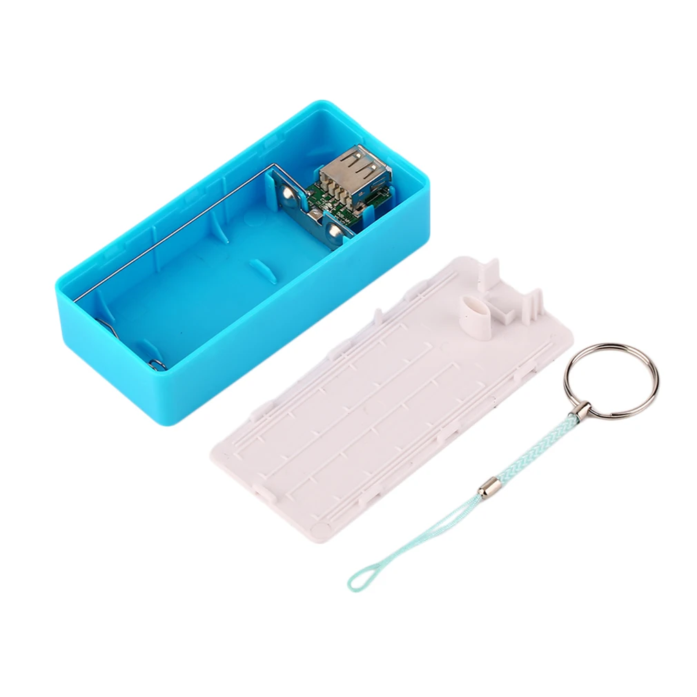 5600mAh 5V USB DIY Power Fall Tragbare Externe 2X18650 Batterie Lagerung Box Power Bank Fall Box Shell Für handys